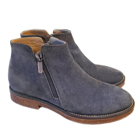Italeau Waterproof Foliana Suede Booties - Picture 1 of 8